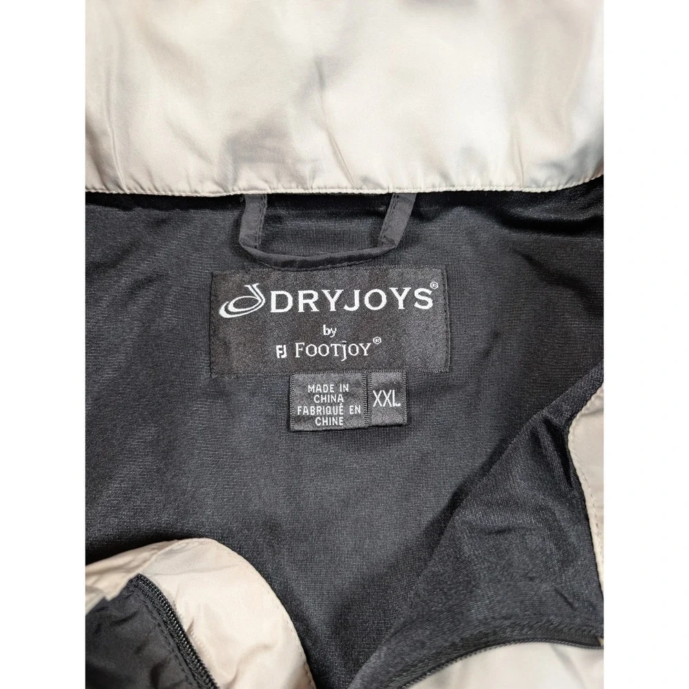FootJoy DryJoys Mens XXL Black Short Sleeve Golf Windshirt Castle Pines Pullover